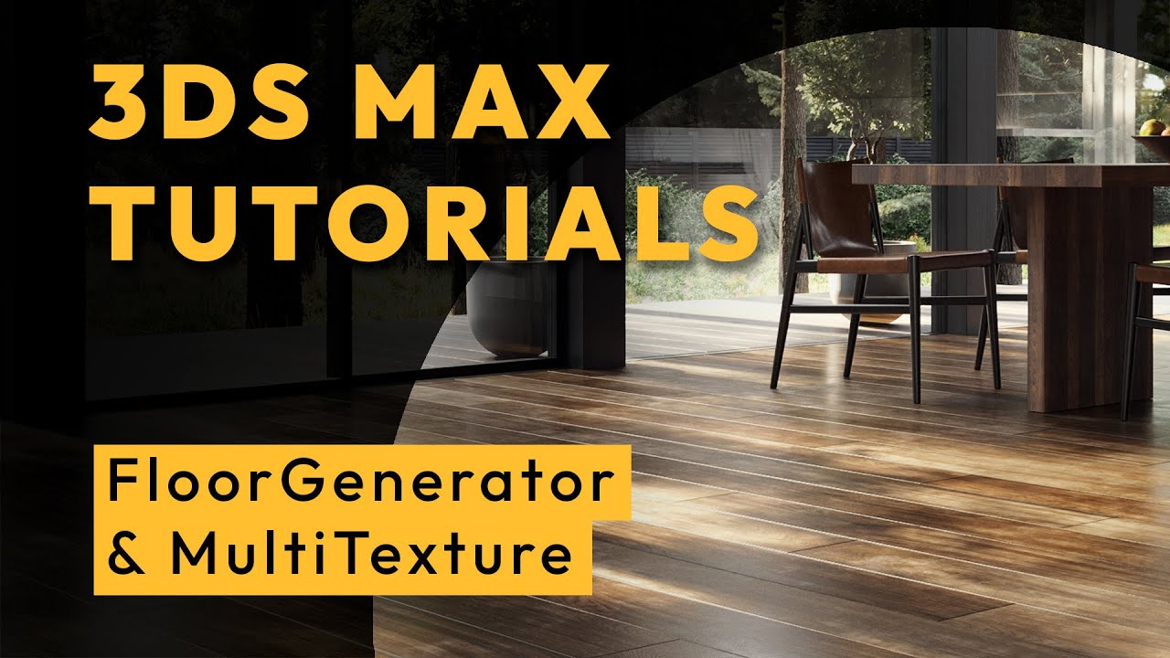 3ds Max tutorials - Floor Generator and Multi Texture