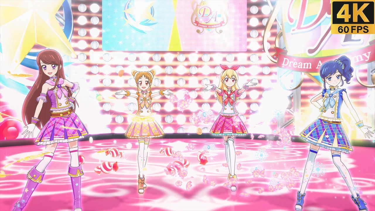 Aikatsu! ❖ Ran ❖ Otome ❖ Ichigo ❖ Aoi ✵ Happy Crescendo ✵【 Master 4K 】