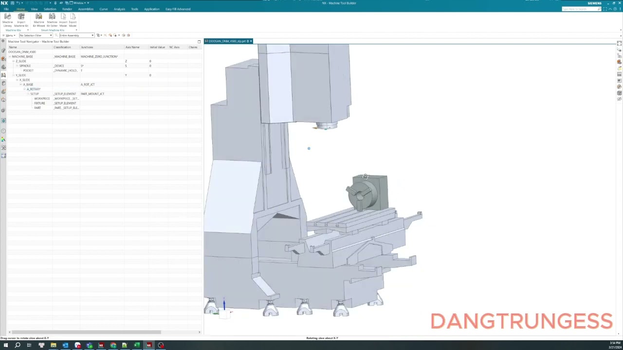 NX - Machine Tool Builder
