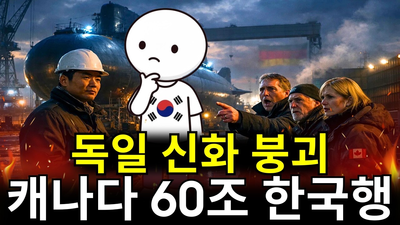독일 잠수함 왕국 균열…캐나다가 60조를 한국에 거는 진짜 이유