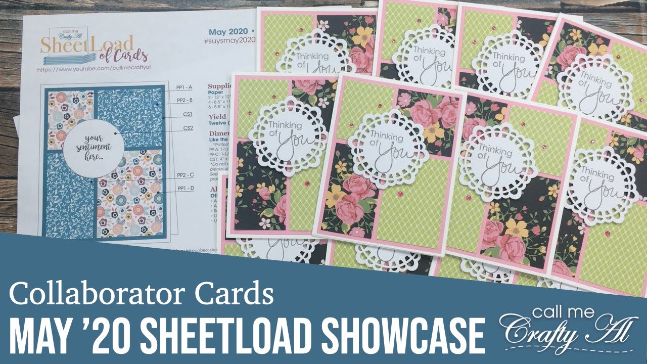 SheetLoad Showcase | Collaborator Cards | May 2020 SheetLoad of Cards