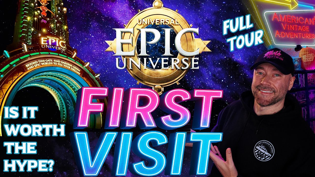 My First Time at Epic Universe Park Was CRAZY Fun