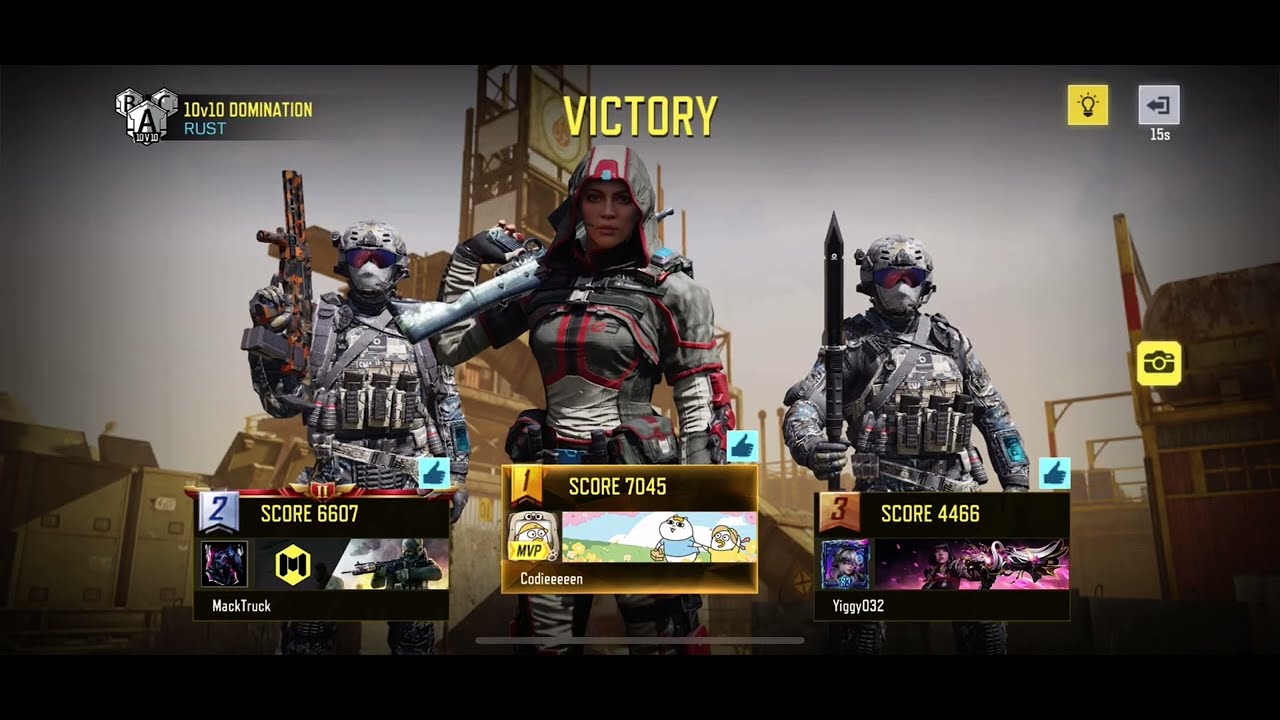 COD Mobile DOMINATION 10v10 Rust Gameplay with 72 Kills!
