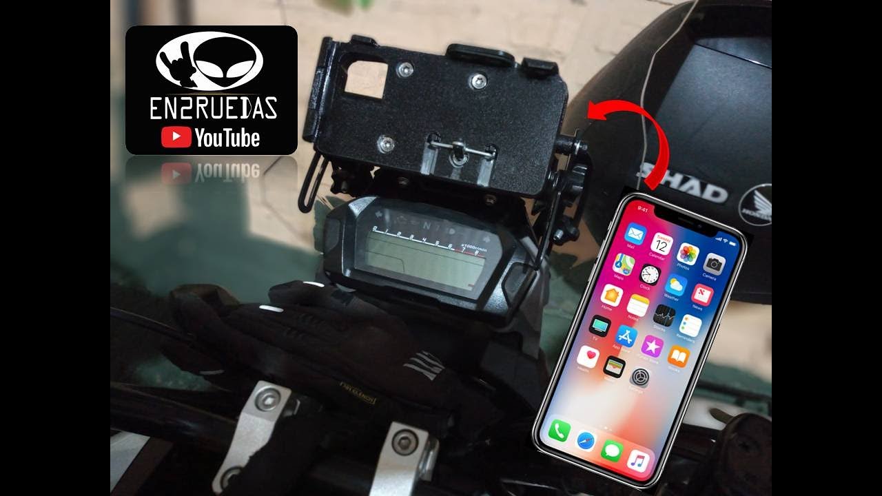COMO HACER PORTA CELULAR O GPS PARA MOTO 🤘👽