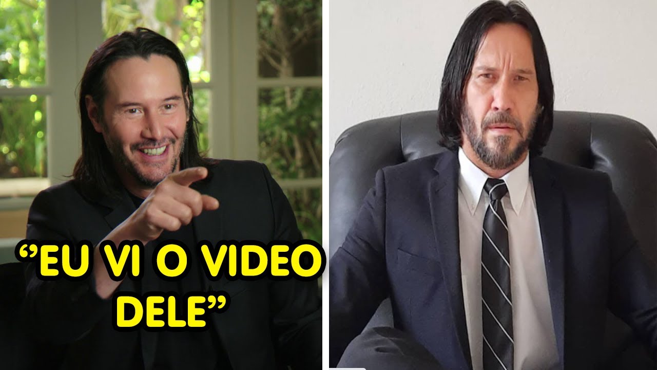 O DIA EM QUE KEANU REEVES CONHECEU MARCOS JEEVES BRASILEIRO