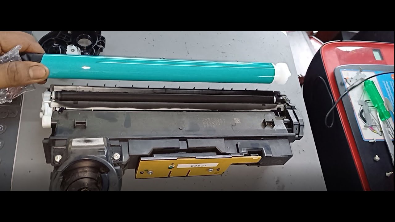 Replace the Drum in HP Laser Tank 1020w / MFP M1005w / M2606 Printers. hp printer