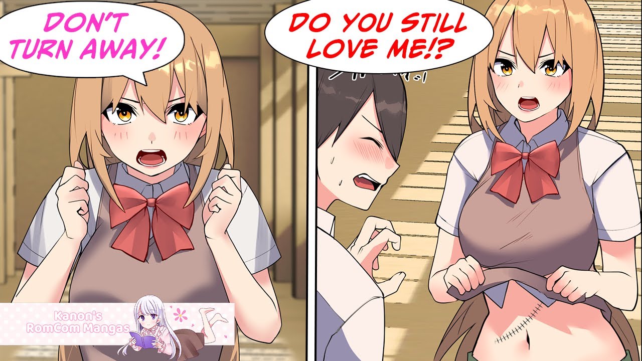 [Manga Dub] I told this girl that I love her but she said no and showed me her tummy [RomCom]
