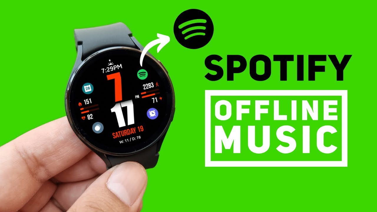 Как использовать SPOTIFY на Samsung Galaxy Watch 4!! Скачивайте музыку ОФФЛАЙН!!!