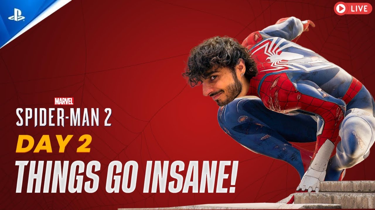 🔴LIVE MARVEL SPIDERMAN 2 | DAY 2 | THE CITY IS IN TROUBLE 🕷️😤