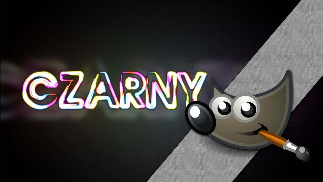 Jak zrobić świecący napis? Gimp poradnik