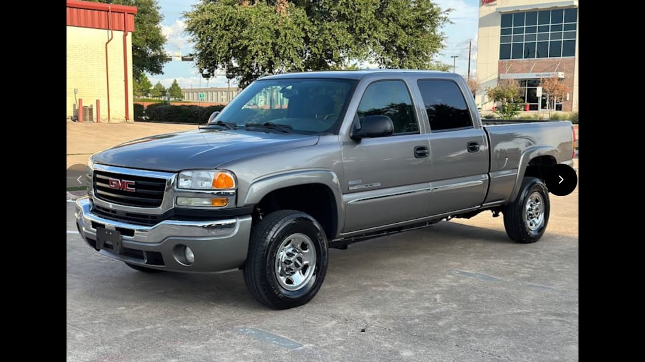 2006 GMC Sierra 2500 Crew Cab  4x2 6.6L duramax LBZ One Owner TEXAS TRUCK @Dallas MotorWorks -SOLD-