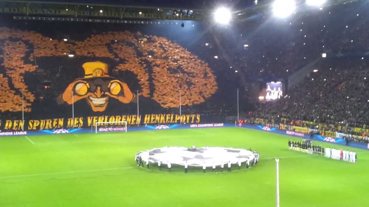 BVB - MALAGA | GRAN TIFO | Südtribüne | CHAMPIONS LEAGUE