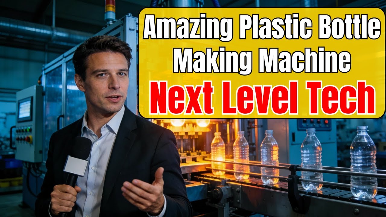 This PET Bottle Machine Produces Bottles in Seconds