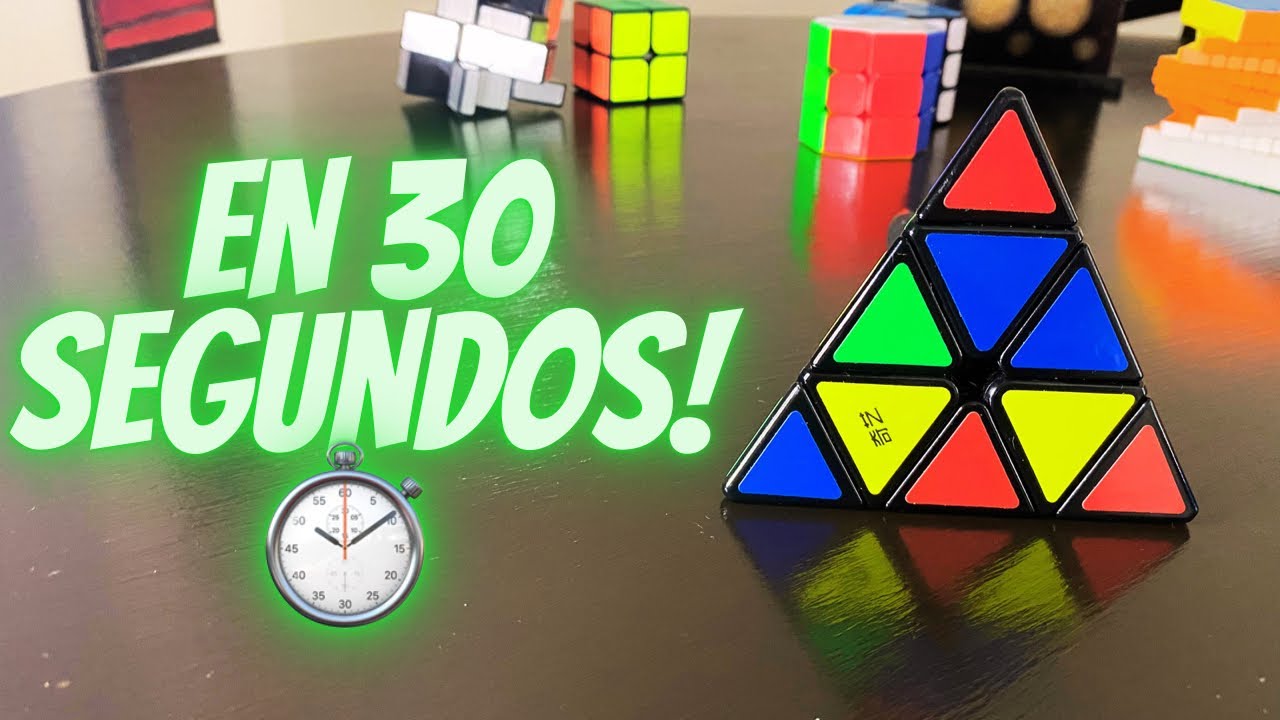 PIRAMIDE (PRINCIPIANTES) COMO ARMAR LA PIRAMIDE O PYRAMINX - TUTORIAL PARA RESOLVER EL CUBO DE RUBIK