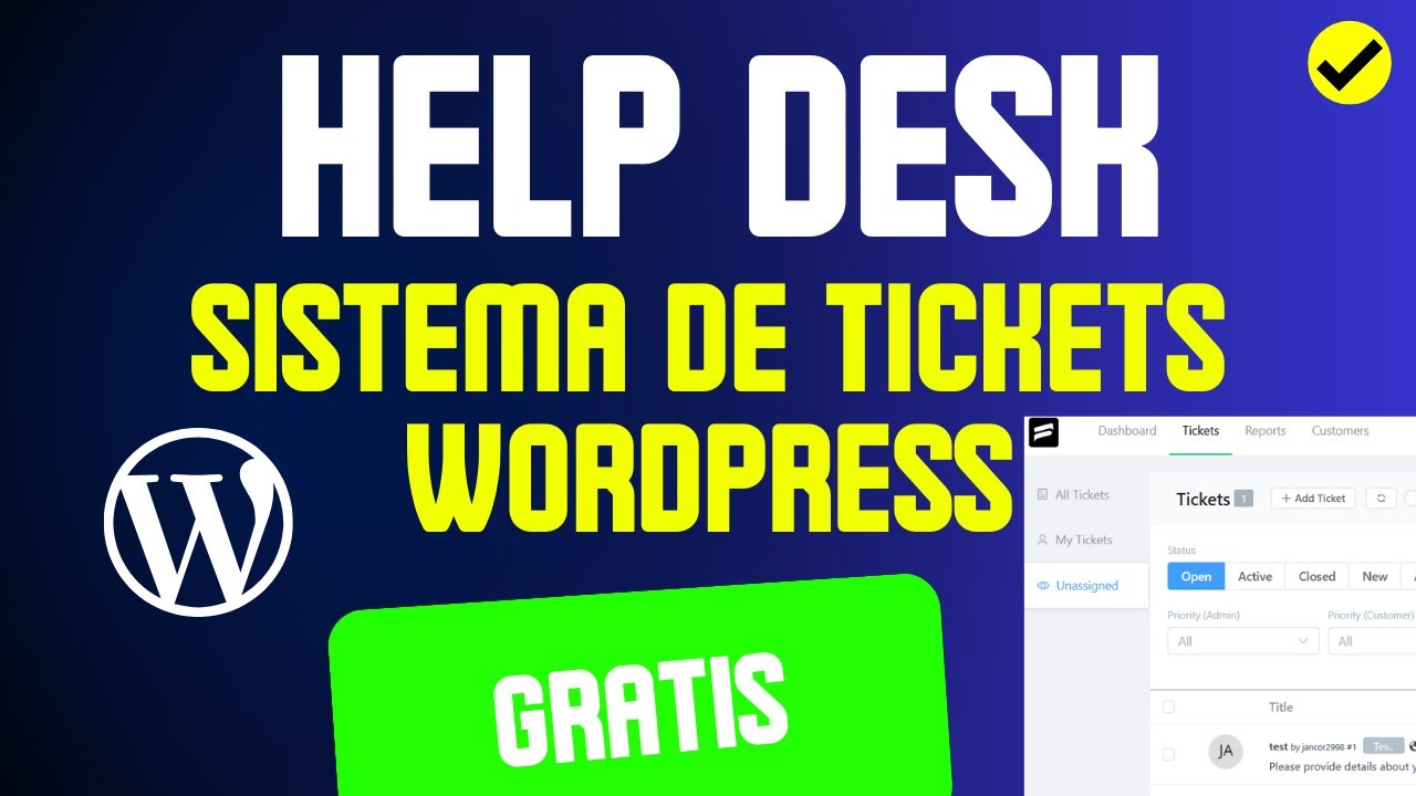 ✅Como CREAR un Sistema de Tickets HELP DESK para Wordpress Woocommerce Gratis