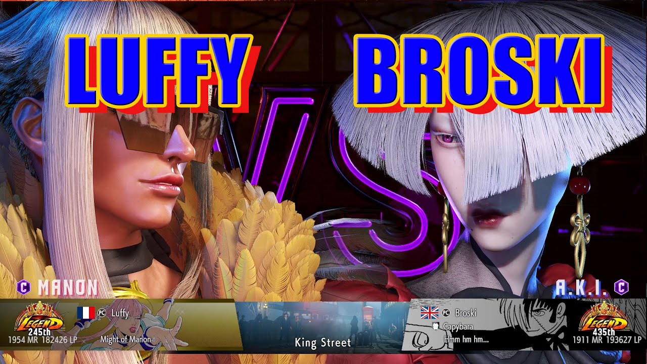 👉 Luffy - Manon vs Broski - AKI 👈 #streetfighter6