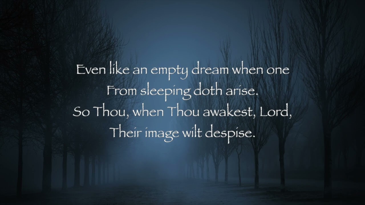 Psalm 73 (w/lyrics) female voice