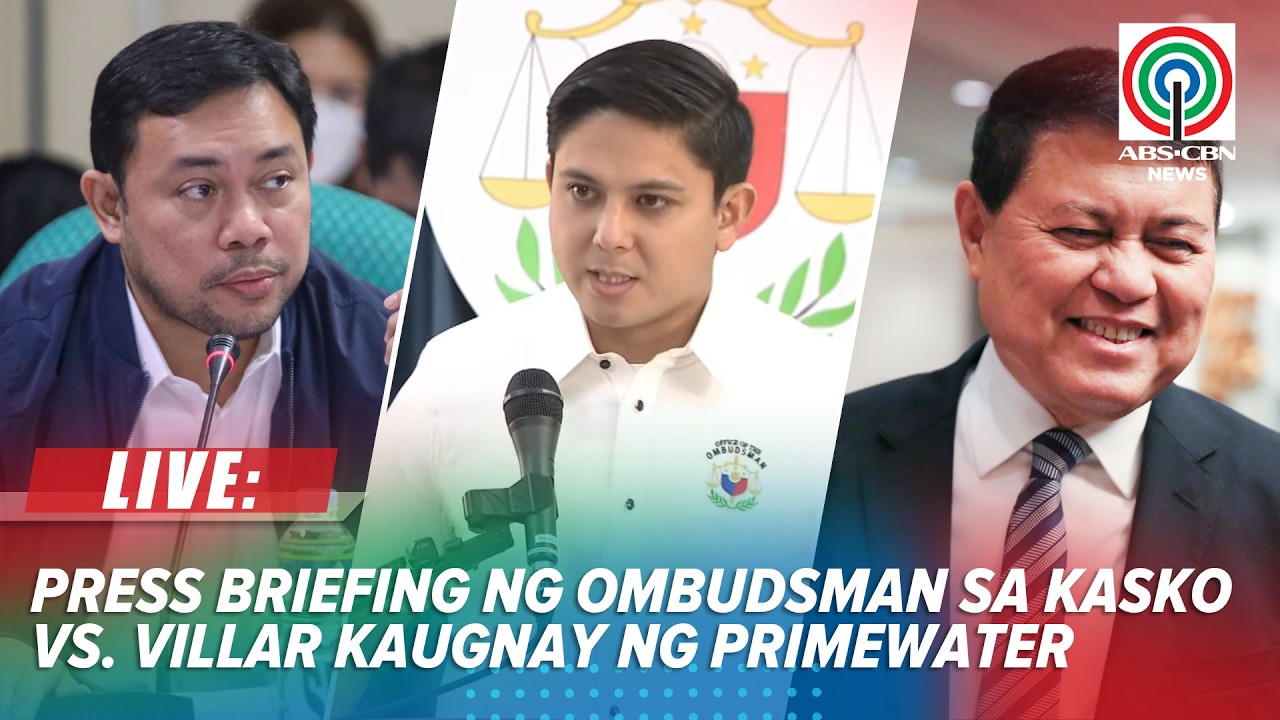 LIVE: Ombudsman briefing on filing raps vs. Manny, Mark, Camille, and other Villars over Prime Water
