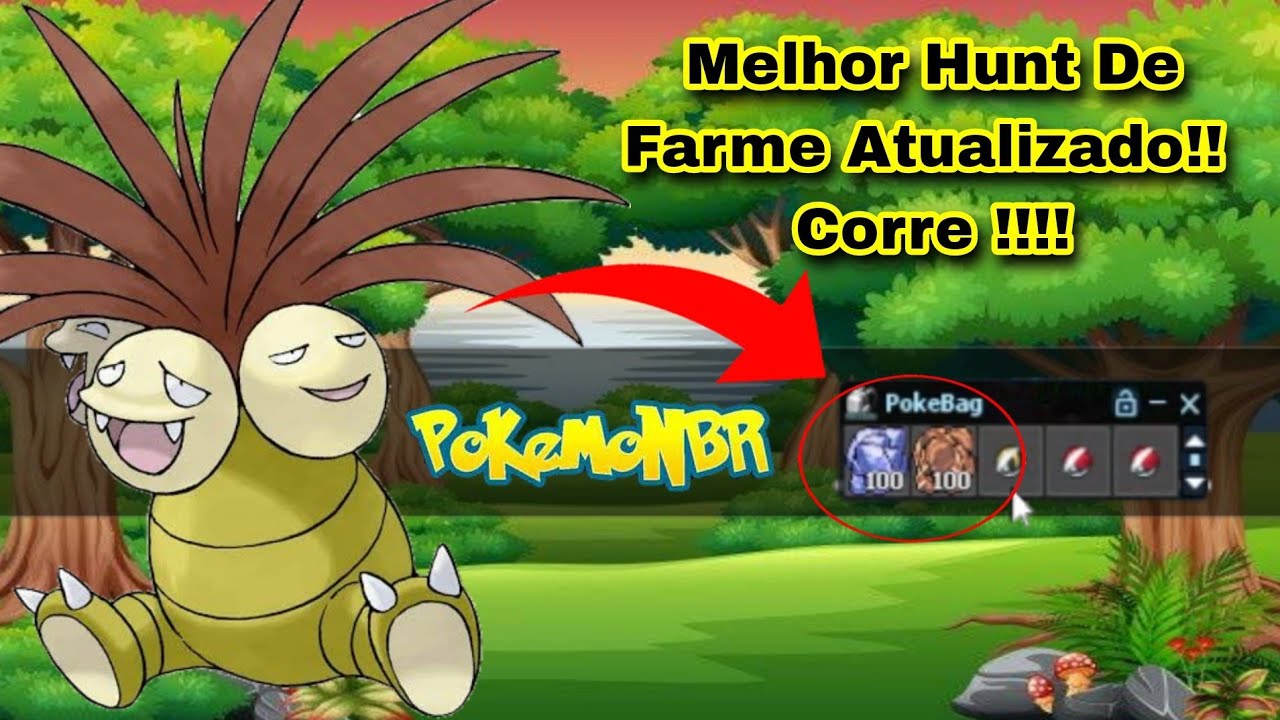 PokemonBR Corre!! Melhor Farme Atualizado !!! | Erikles YT