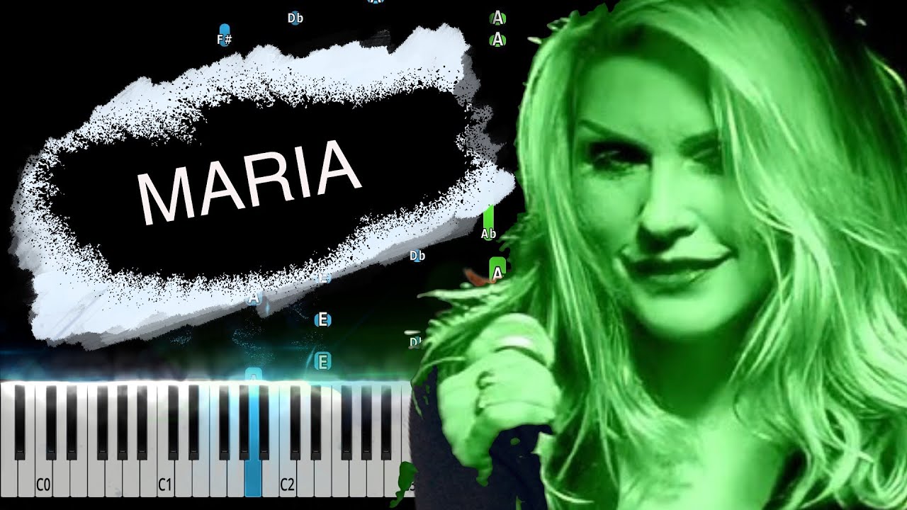 Blondie - Maria Piano Tutorial