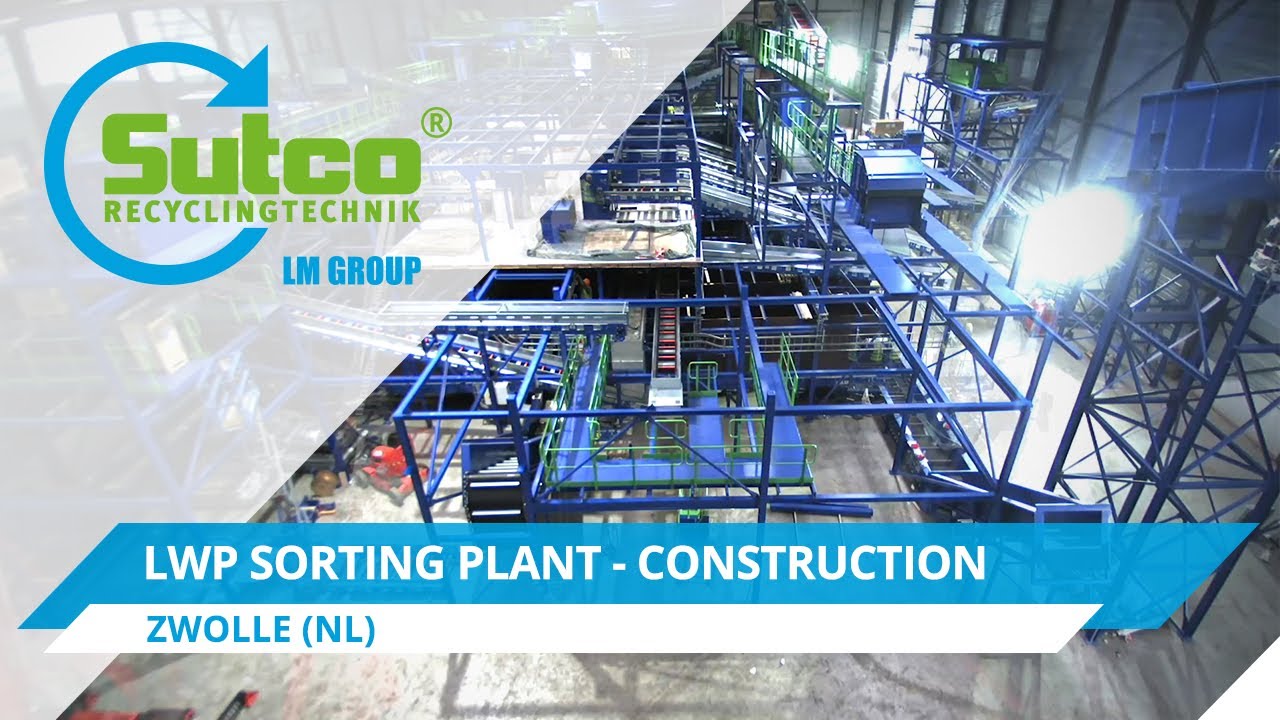 Konstruktion der LVP Sortieranlage (Zeitraffer), Zwolle (Niederlande), Sutco
