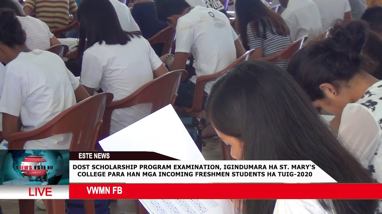 DOST SCHOLARSHIP PROGRAM EXAMINATION 2020