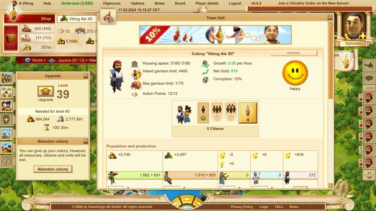 Building 3 Towns Simultaneously #ikariam