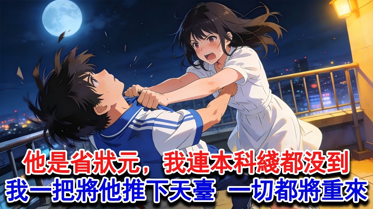 【獨家心動】高考放榜他是省狀元，我連本科線都沒到。我一把將他推下天臺，一切都將重來。#小說 #言情 #戀愛