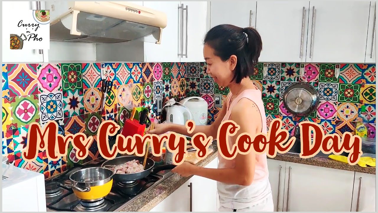 Mrs Curry cooks pork for the first time