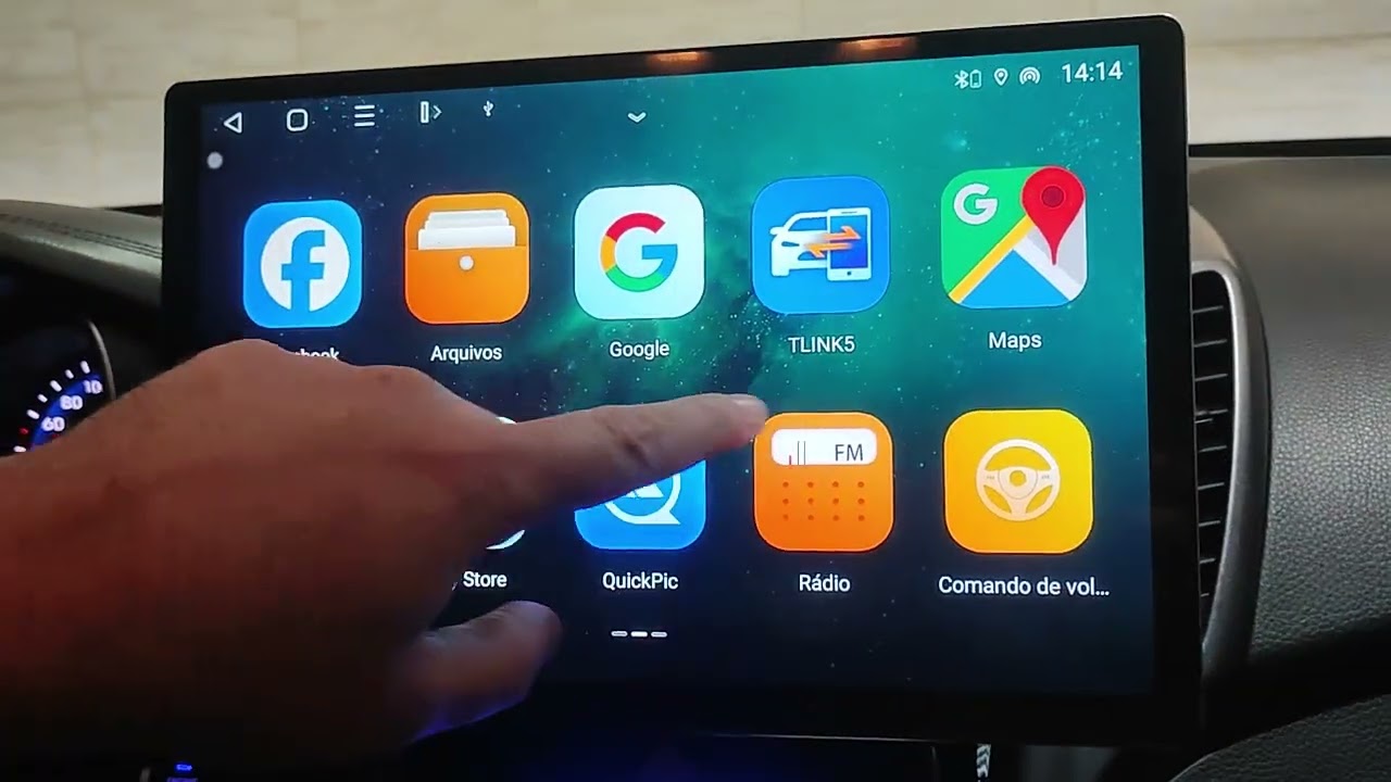Central Multimidia Tesla Android 13 Polegadas HYUNDAI NEW I30 2012-2017 com Carplay e Adroid Auto