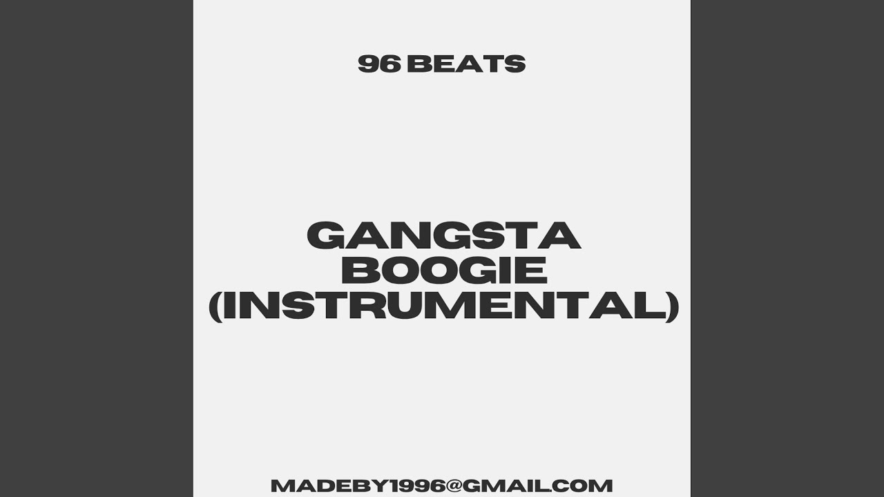 Gangsta Boogie (Instrumental)