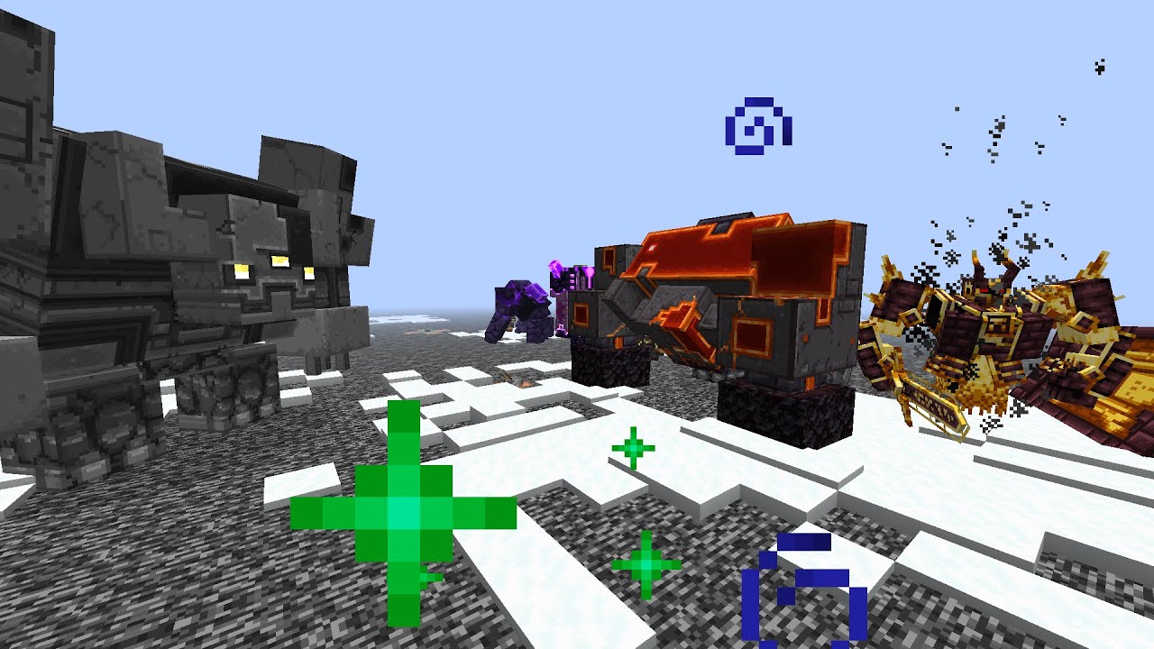Redstone Monstrosity (CrimsonSteve's more mobs) vs L_Ender's Cataclysm  Minecraft  Mob Battle