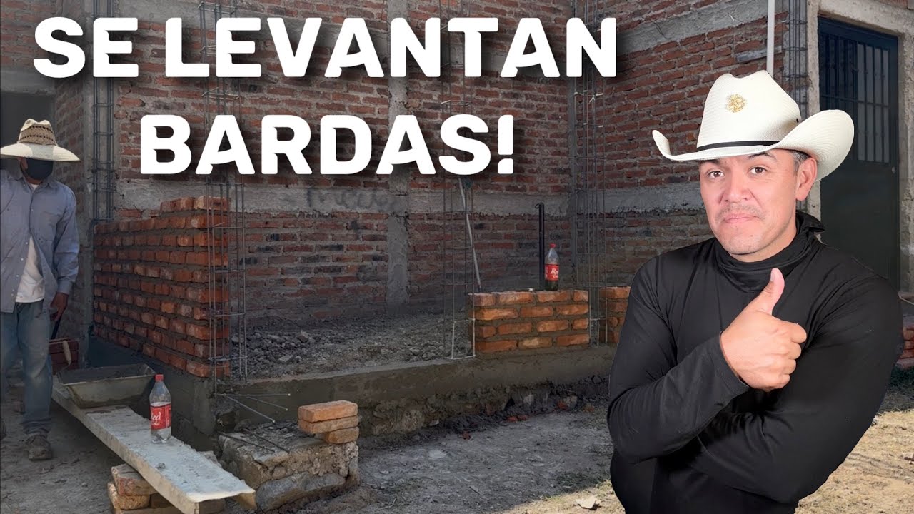 Día de levantar bardas, van muy bien y con los materiales correctos! ￼