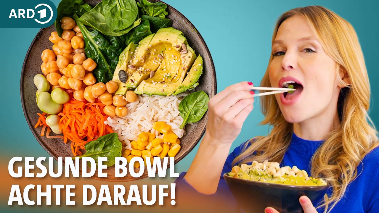 Pok&eacute; Bowl selber machen: So wird sie zum gesunden Salat-Ersatz | Dr. Julia Fischer | ARD Gesund