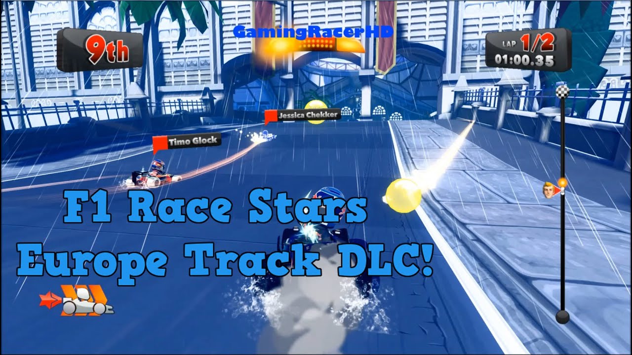 F1 Race Stars - Europe Track DLC Gameplay! (1080p HD)