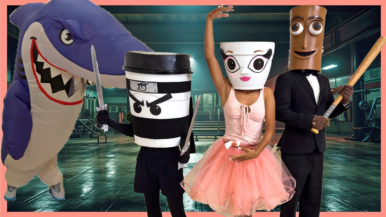 Saving Ballerina Cappuccina from Tralalero Tralala with Tung Tung Sahur & Assassino Cappuccino