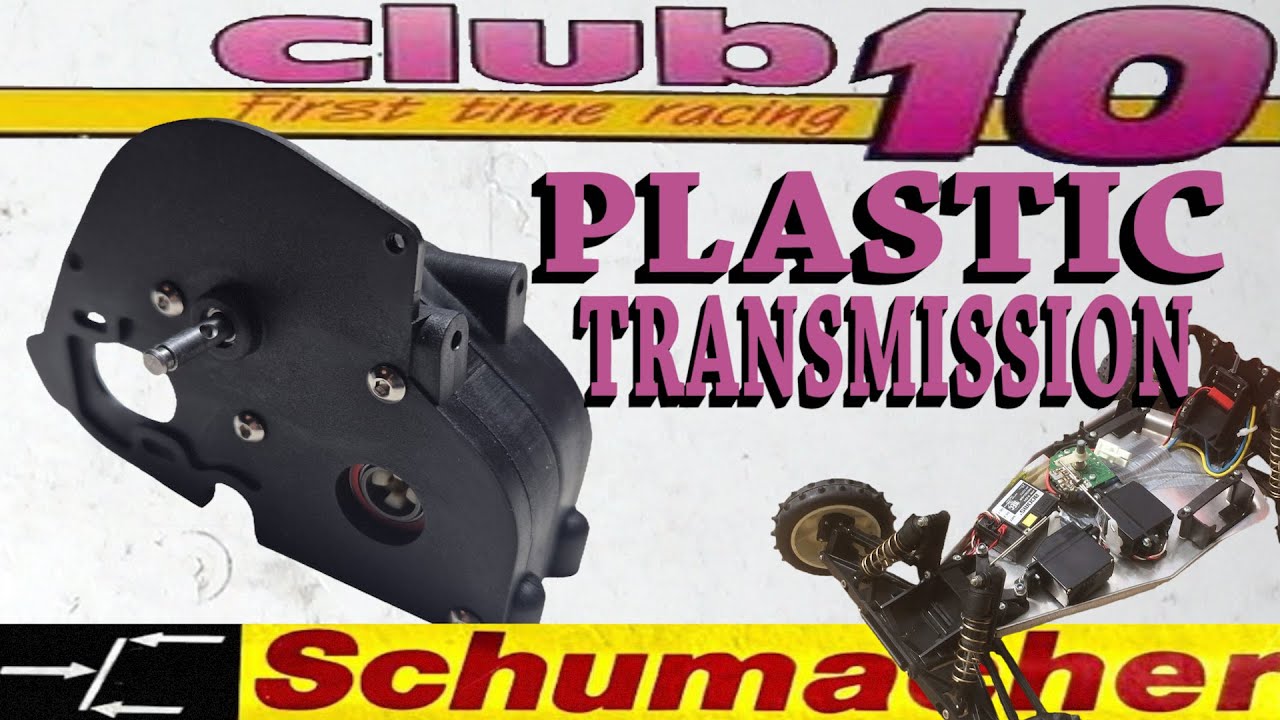 Schumacher Cougar Club 10 U1828E U1829F Plastic Transmission 