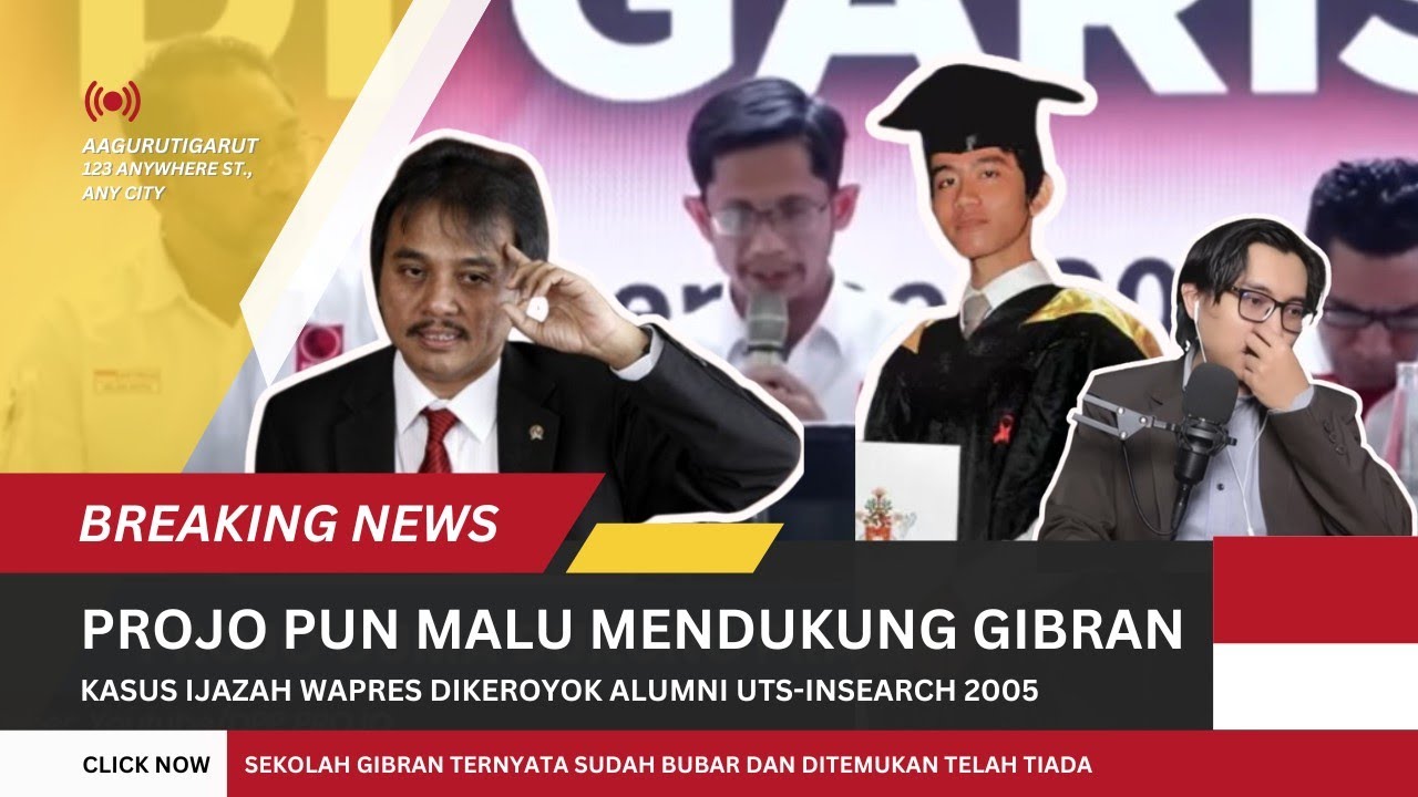 Roy Suryo Bilang MODYAR!! Ijazah Gibran Tak Bisa Diselamatkan; Dia Beneran Cuman Kursus!