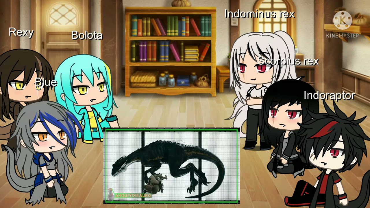Dinos reagindo a quem e o indoraptor!