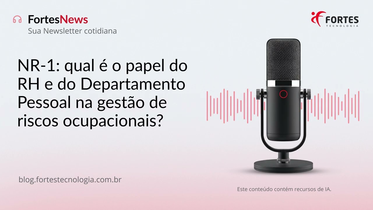 NR 1 qual é o papel do RH e do Departamento Pessoal na gestão de riscos ocupacionais
