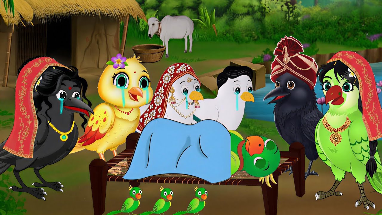 बारिश में चिड़िया का मीटर घर | Birds New Episode | Greeb TODAY New Episode Cartoon | Ki Hindi Kahani