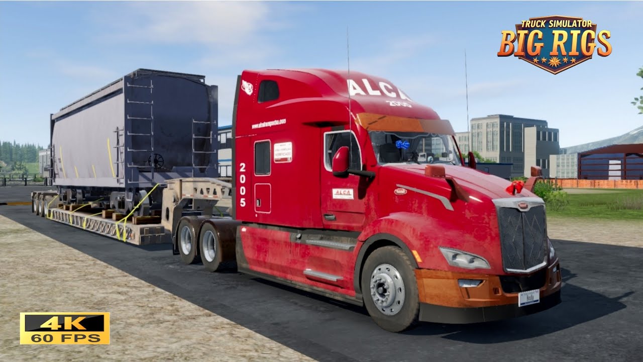 Truck Simulator Big Rigs | Petesbuilt Truck | Yakima → Medford | 15,000 KG Cargo | 196 KM | 60fps | 