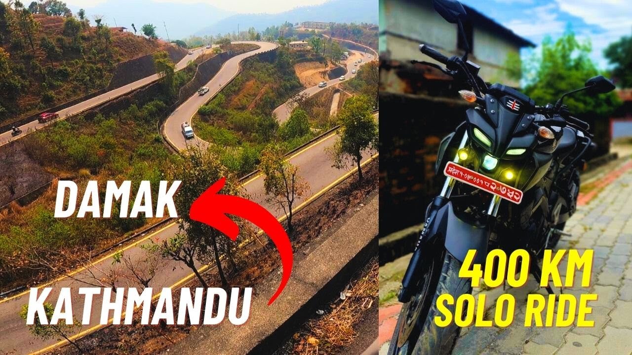 Returning Home from Balen City | Kathmandu to Damak | Mt15 | 400 KM Solo Ride