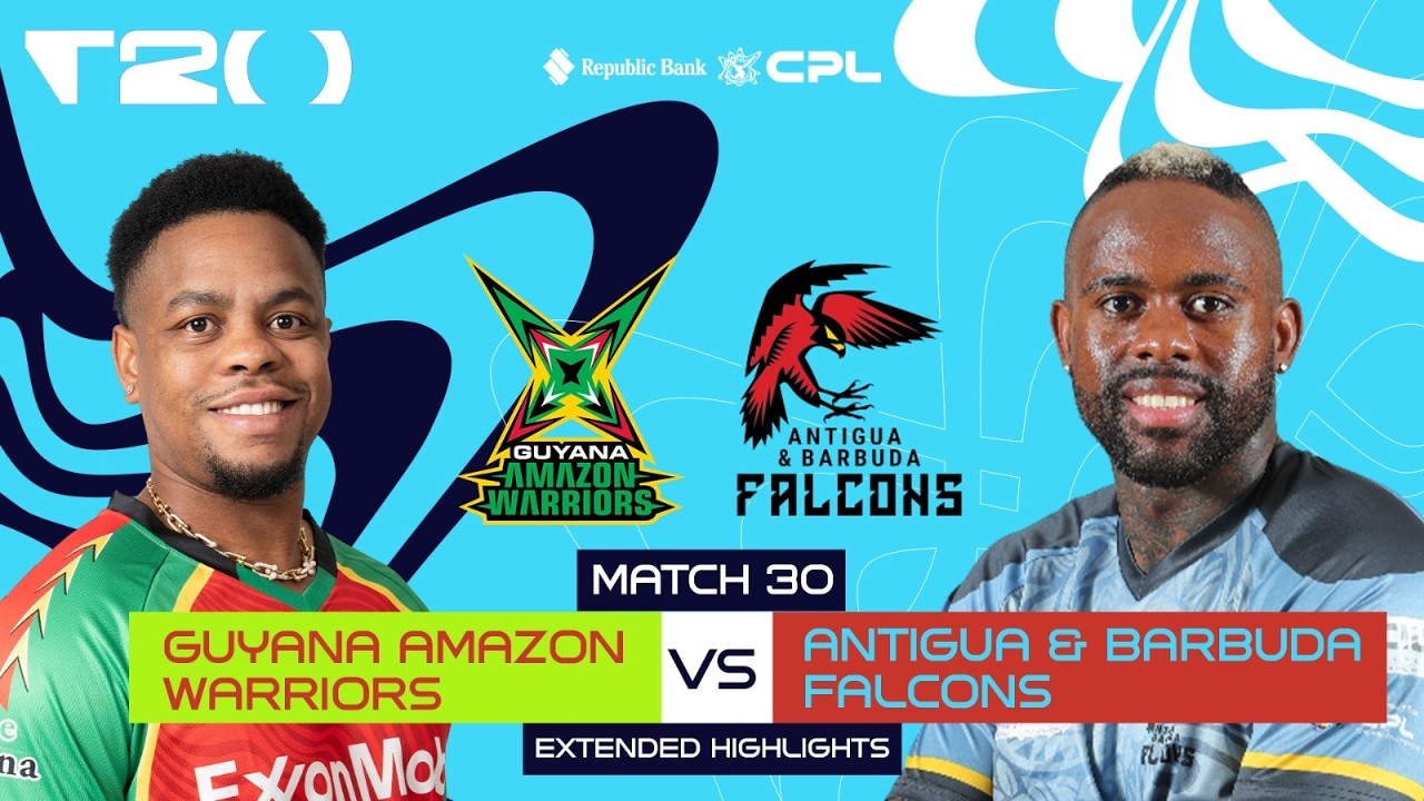 Extended Highlights | Guyana Amazon Warriors vs Antigua & Barbuda Falcons | CPL 2026
