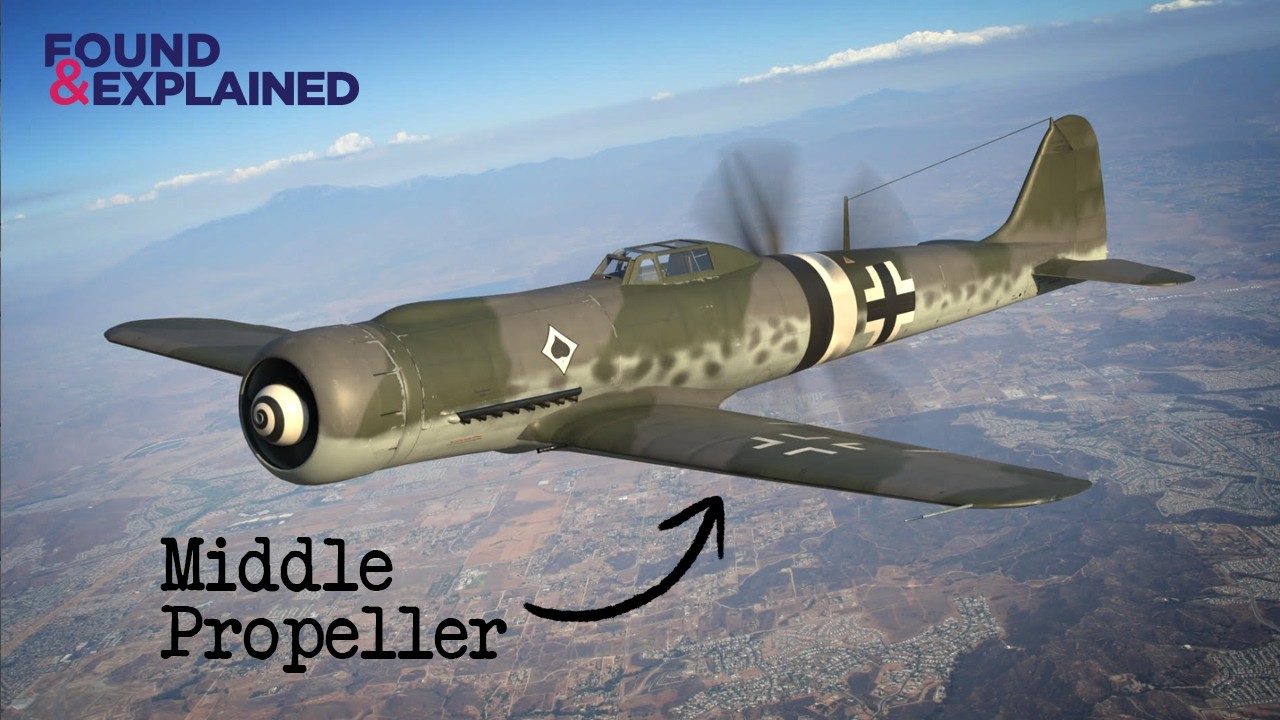 This German plane has a propeller... in the middle?