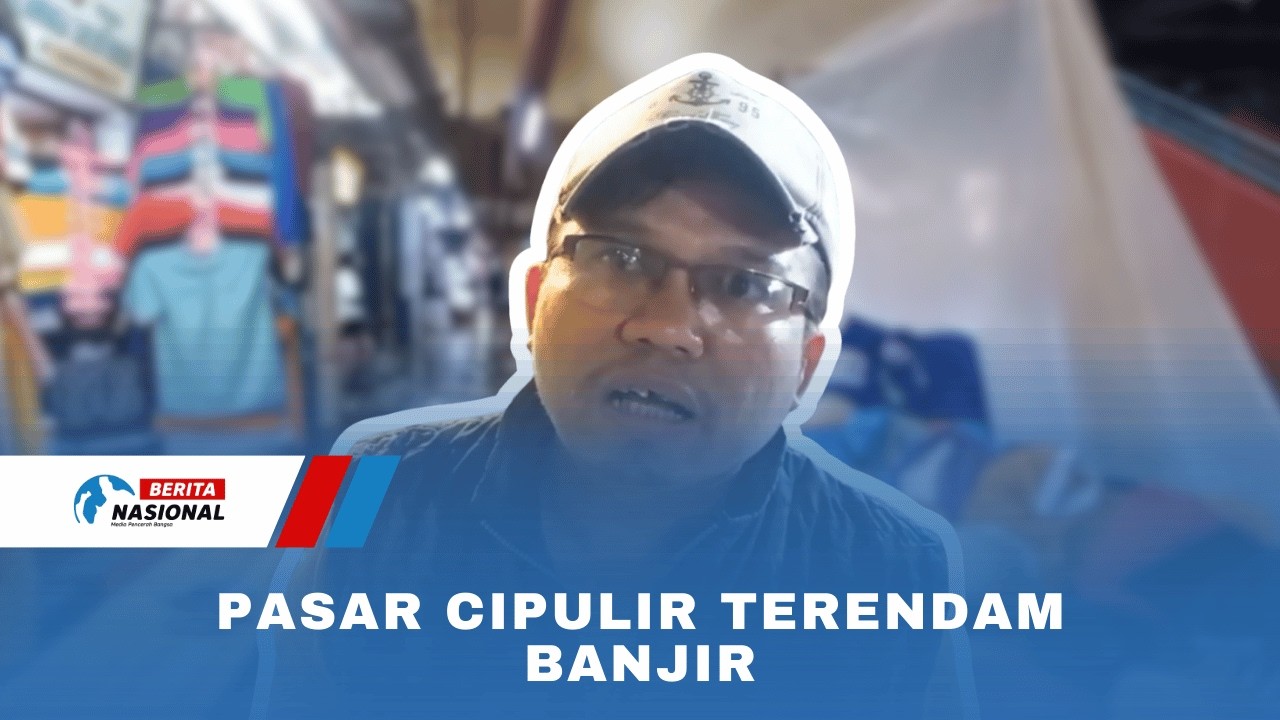 Pasar Cipulir Terendam Banjir
