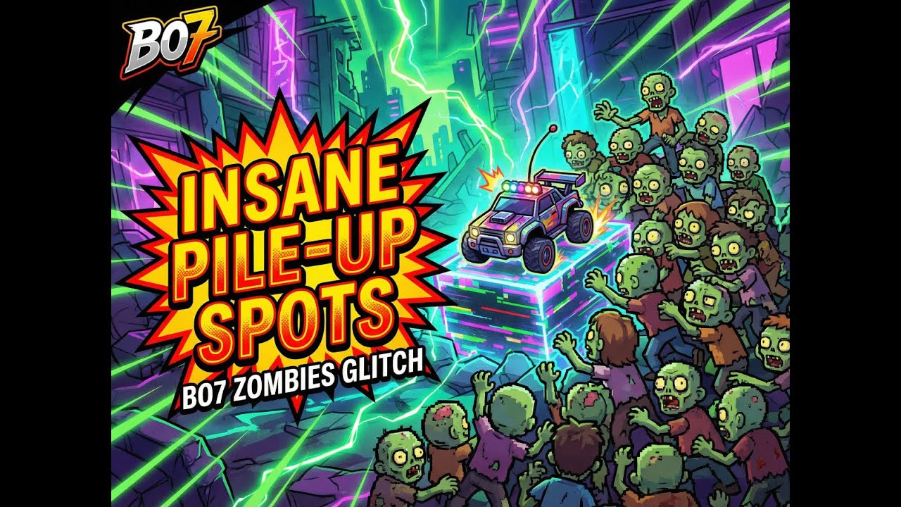 RC Cars Glitch & Crazy Pile Ups in BO7 Zombies!