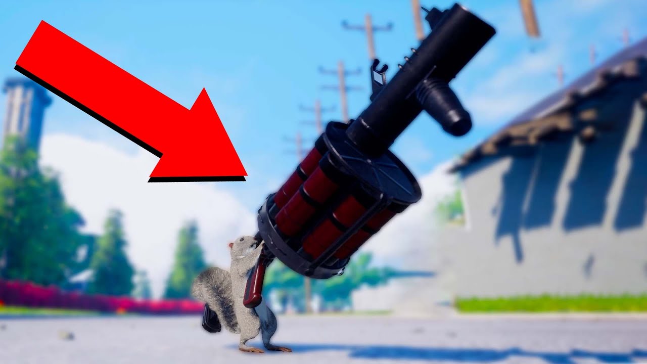 SQUIRREL WITH A GRENADE LAUNCHER?! (Squirrel With A Gun)