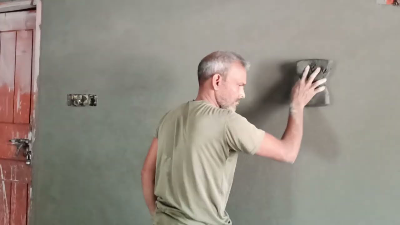 Construction Building | Wall Plastering  Workers | Professional Wall Plastter | Using Sand Cement&zwnj;