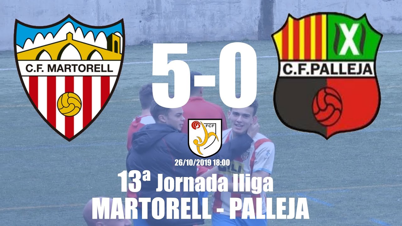 Resumen 13ª Jornada⚽ ✅🏆MARTORELL [5-0] PALLEJA JUVENIL2019-20 4K